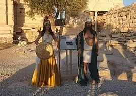 Indignación en Grecia tras la fiesta con DJ y estética de Bollywood en el foro romano de Atenas