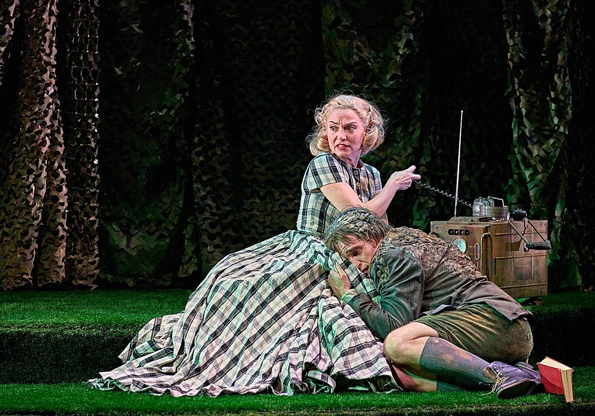 Ania Hernández y Pascual Laborda, en 'El monstruo de los jardines'