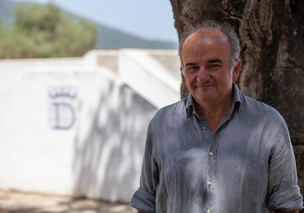 Santiago Domecq, en su finca gaditana