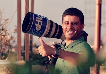 Said Khatib, el reportero gráfico al filo de la Franja de Gaza