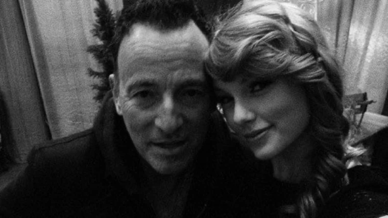 Springsteen y Taylor Swift, en una imagen que la cantante subió a sus redes sociales en 2011