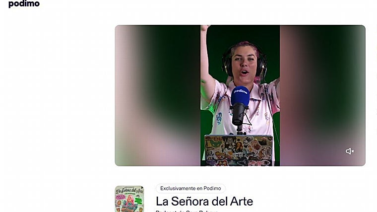 'La señora del arte', uno de los podcast de Rubayo en Podimo