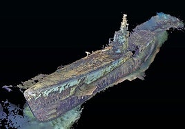 Hallan los restos de un famoso submarino estadounidense de la Segunda Guerra Mundial