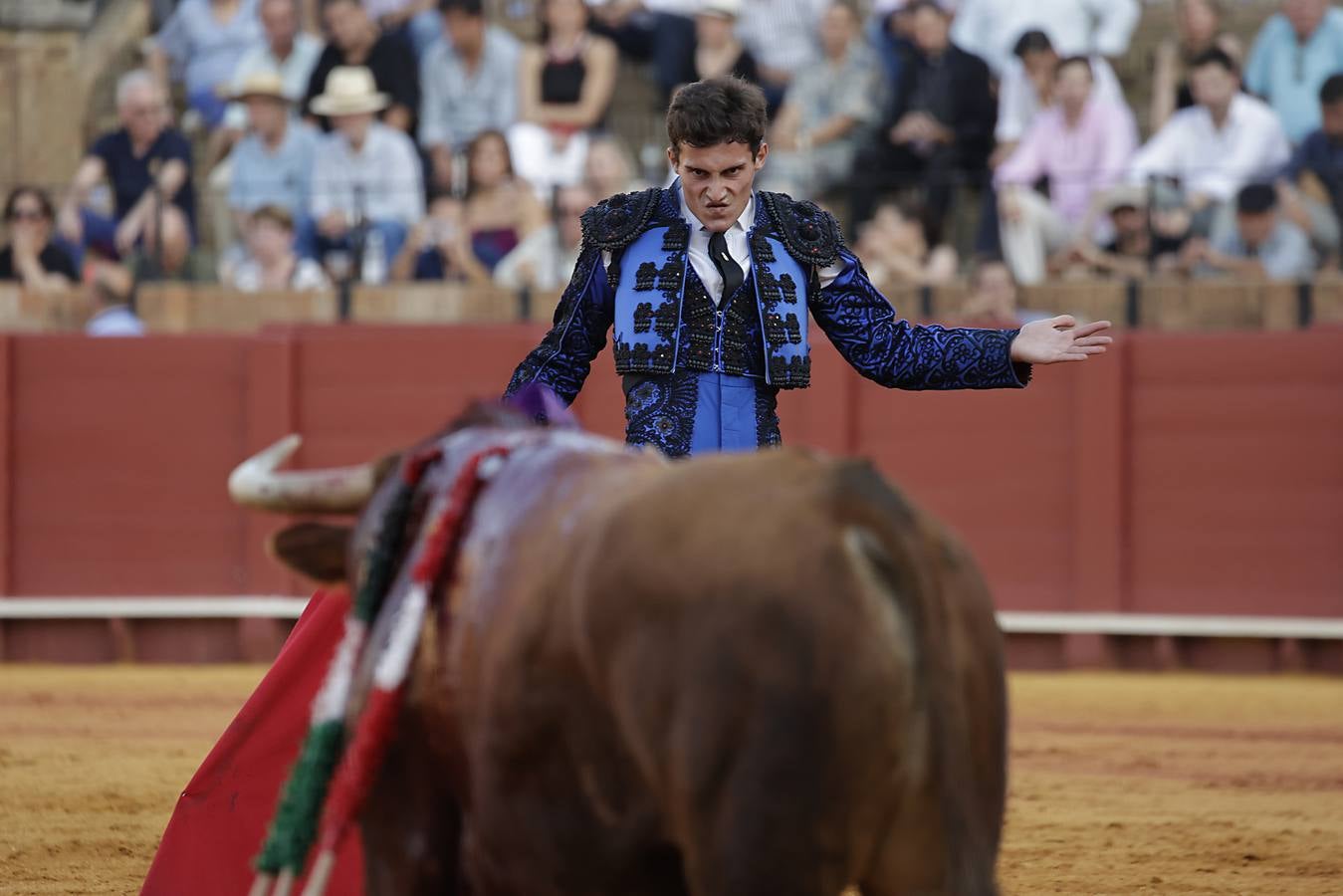 Novillada de abono en la Maestranza para Manuel Román, Javier Zulueta y Diego Bastos