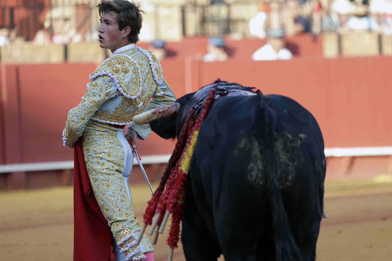 Novillada de abono en la Maestranza para Manuel Román, Javier Zulueta y Diego Bastos