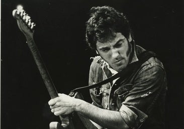 ゲリラSALE！【奇跡的1着】Bruce Springsteen ヴィンテージ bruce springsteen. histórico cartel original co - Compra venta en