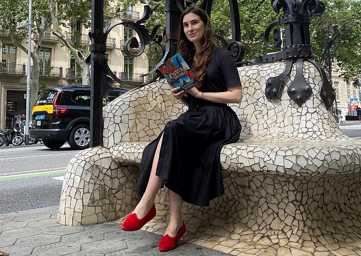 Katherine Rundell en su visita a España