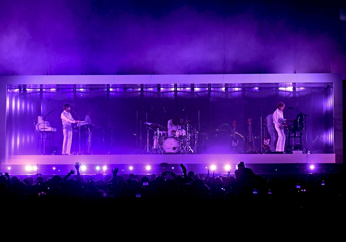 Los franceses Air, durante su actuación en el Sónar