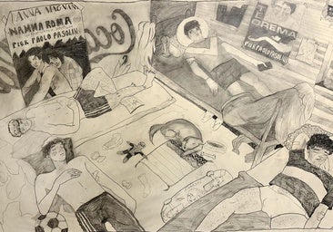 'La voluntad sostenida': Un autorretrato colectivo del comisario en la galería Fernández-Braso