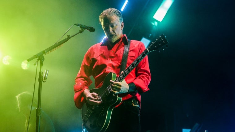 Josh Homme, líder de Queens Of The Stone Age, durante una actuación reciente en Madrid