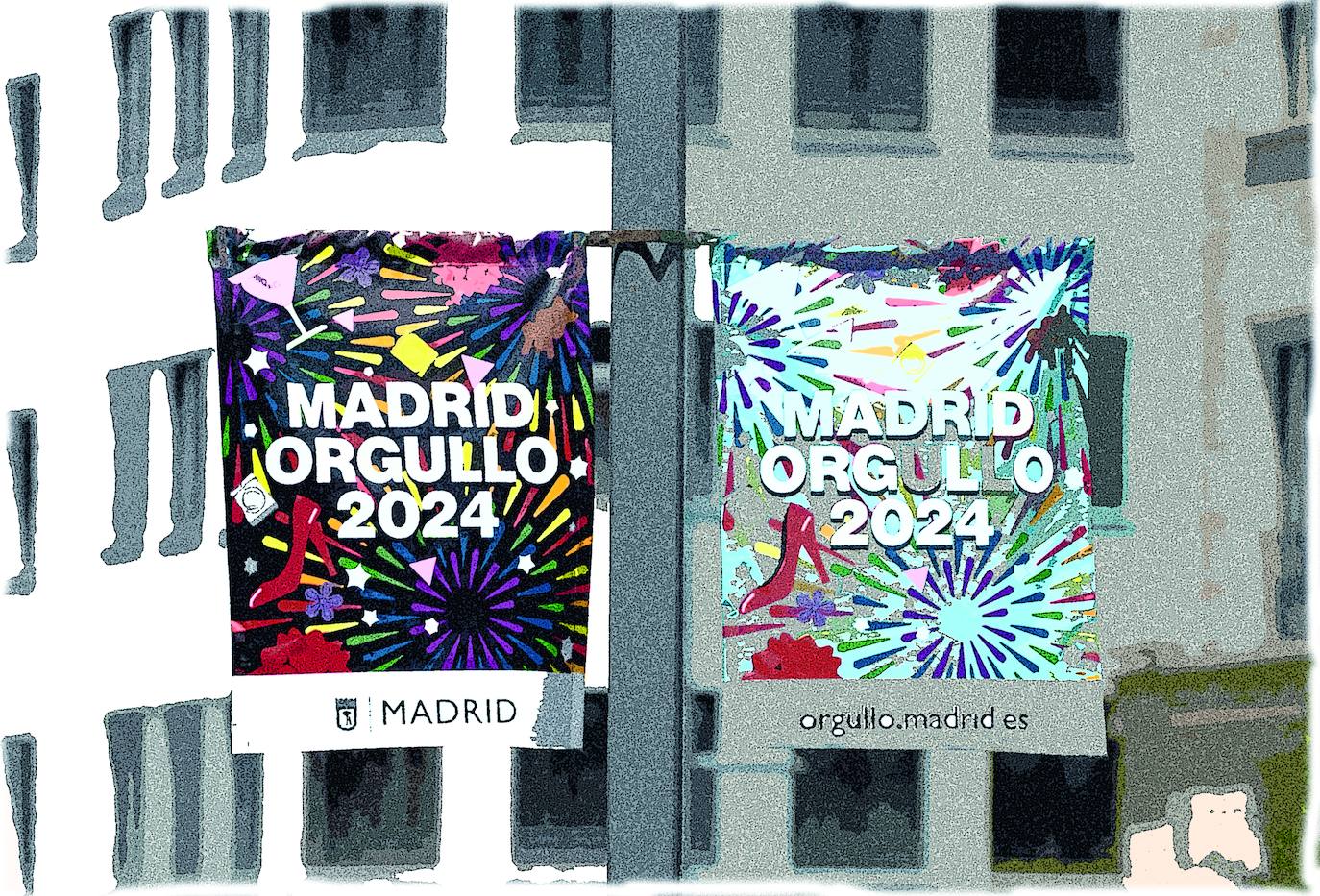 Cartel de las 'fiestas' del Orgullo en Madrid