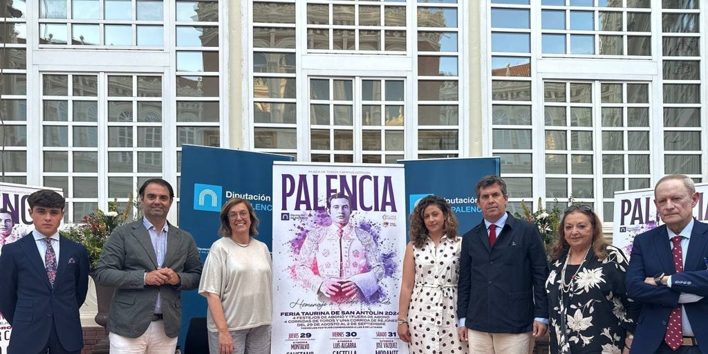 Palencia, San Antolín posterlerini sunuyor
