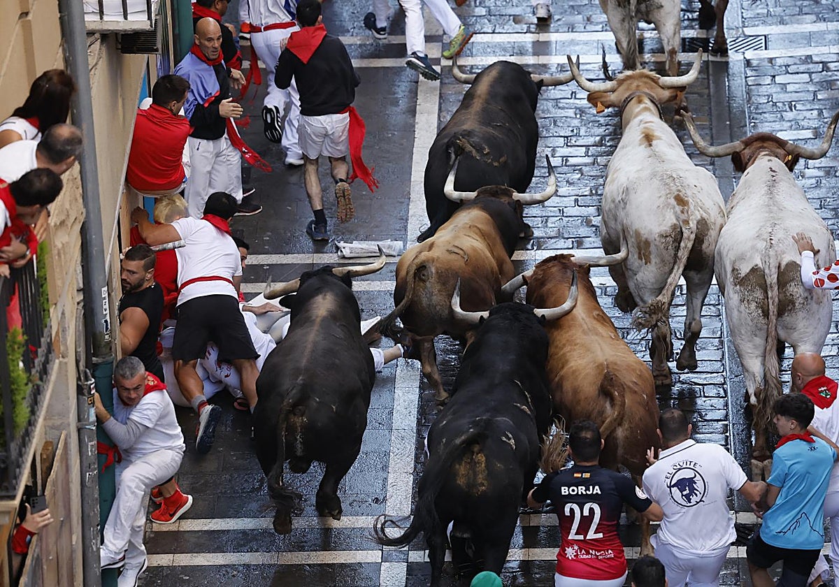 Primer encierro de San Fermín este domingo en Pamplona