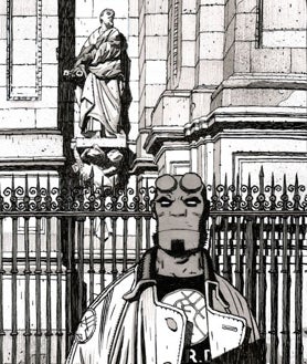 Imagen secundaria 2 - Arriba: Bogavante Johnson Integral Vol. I (2024), de Mike Mignola, John Arcudi, Tonci Zonjic. Abajo izquierda: Hellboy y el BPRD: El viejo Whittier (2022), de Mike Mignola y Gabriel Hernández Walta. Abajo derecha: Hellboy en la Catedral de Granada (2024), dibujo de Gabriel Hernández Walta para la exposición homenaje 30 años de Hellboy en la Copro Gallery de Santa Mónica (California)