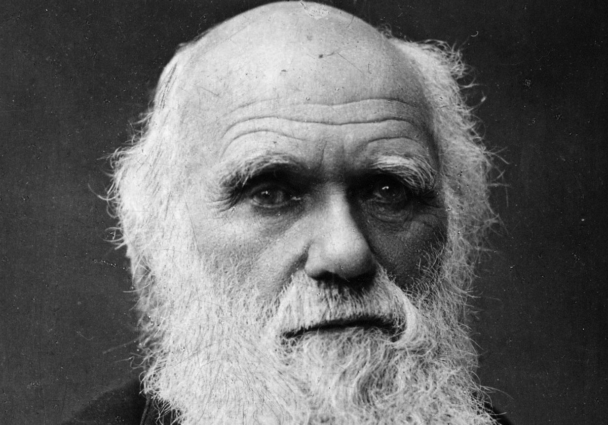 Una de las últimas fotografías de Charles Darwin