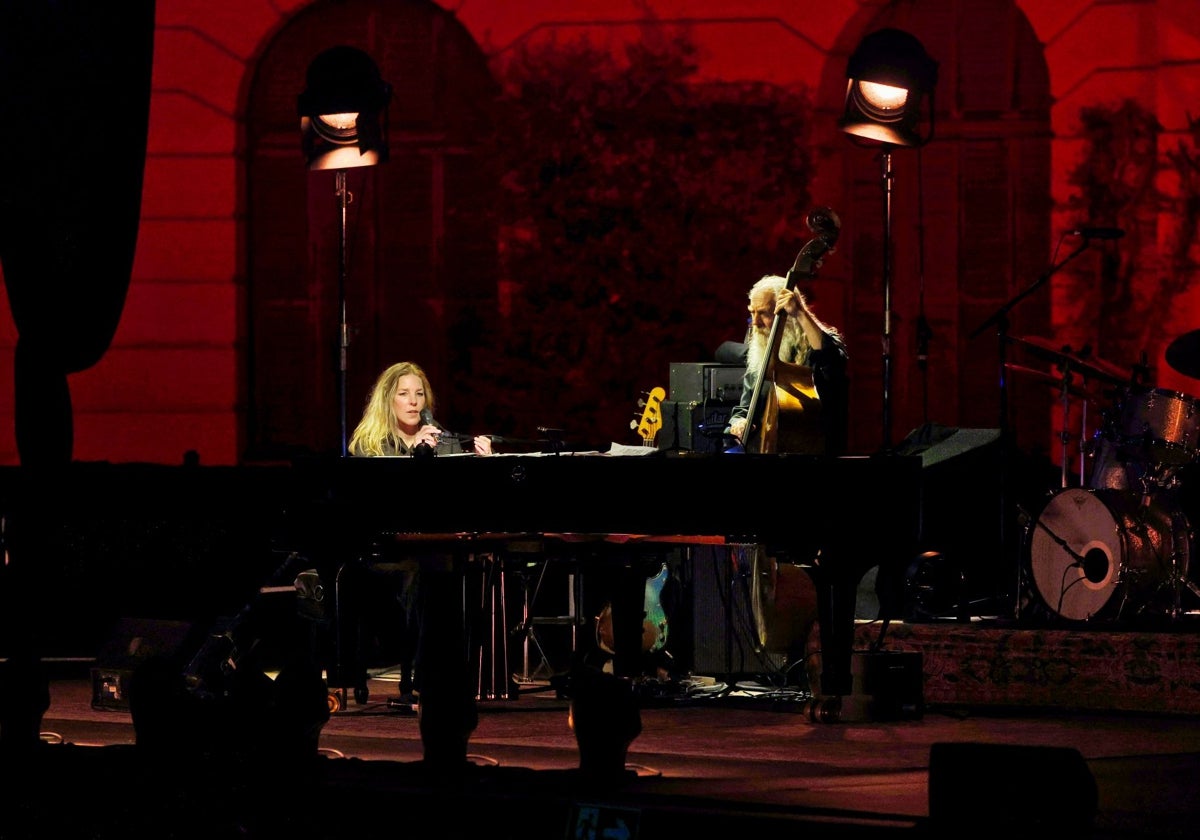 Diana Krall, durante su actuación en Les Nits de Barcelona