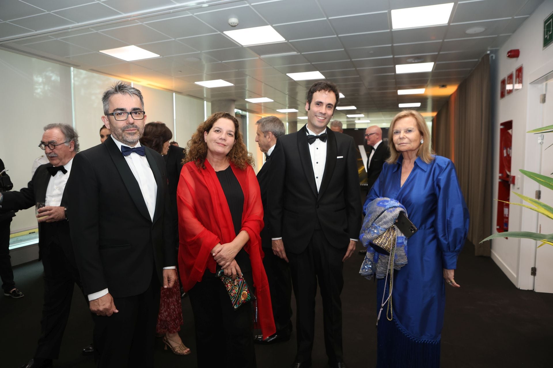 Jesús García Calero, director del ABC Cultural; Pilar Álvarez, editora de Alianza Editorial; el escritor Jorge Freire y Carmen Riera, académica de la RAE