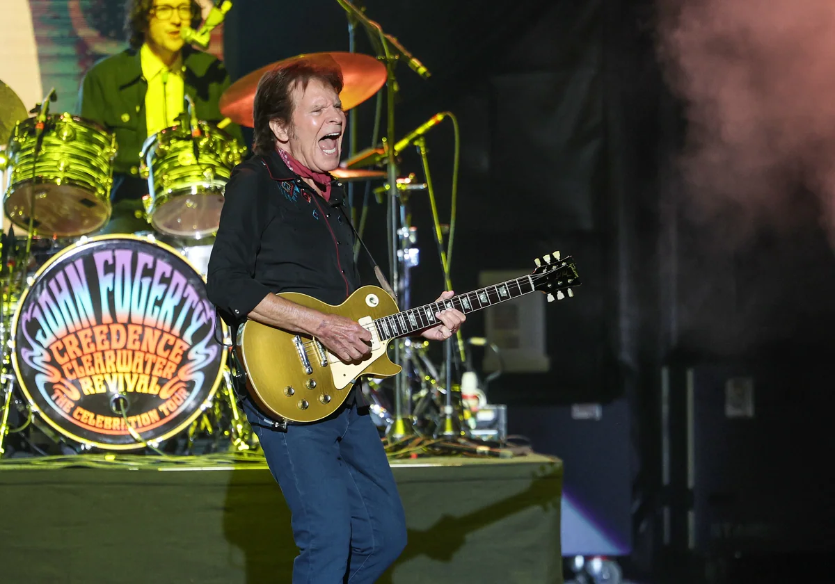 John Fogerty, durante su actuación en el festival de Cap Roig