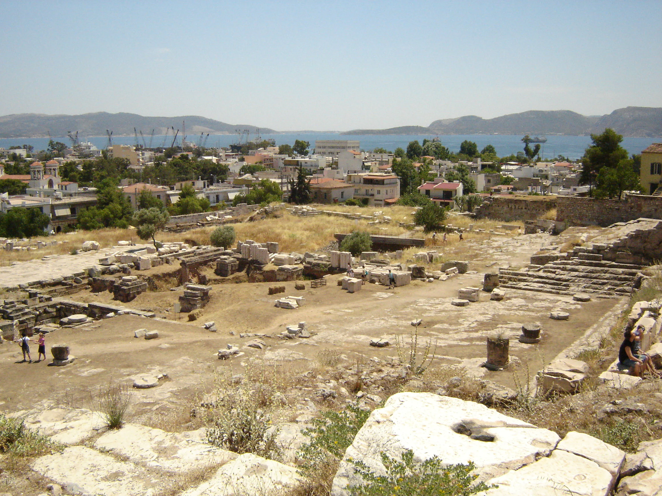Las ruinas de Eleusis a 30 kilómetrso de Atenas