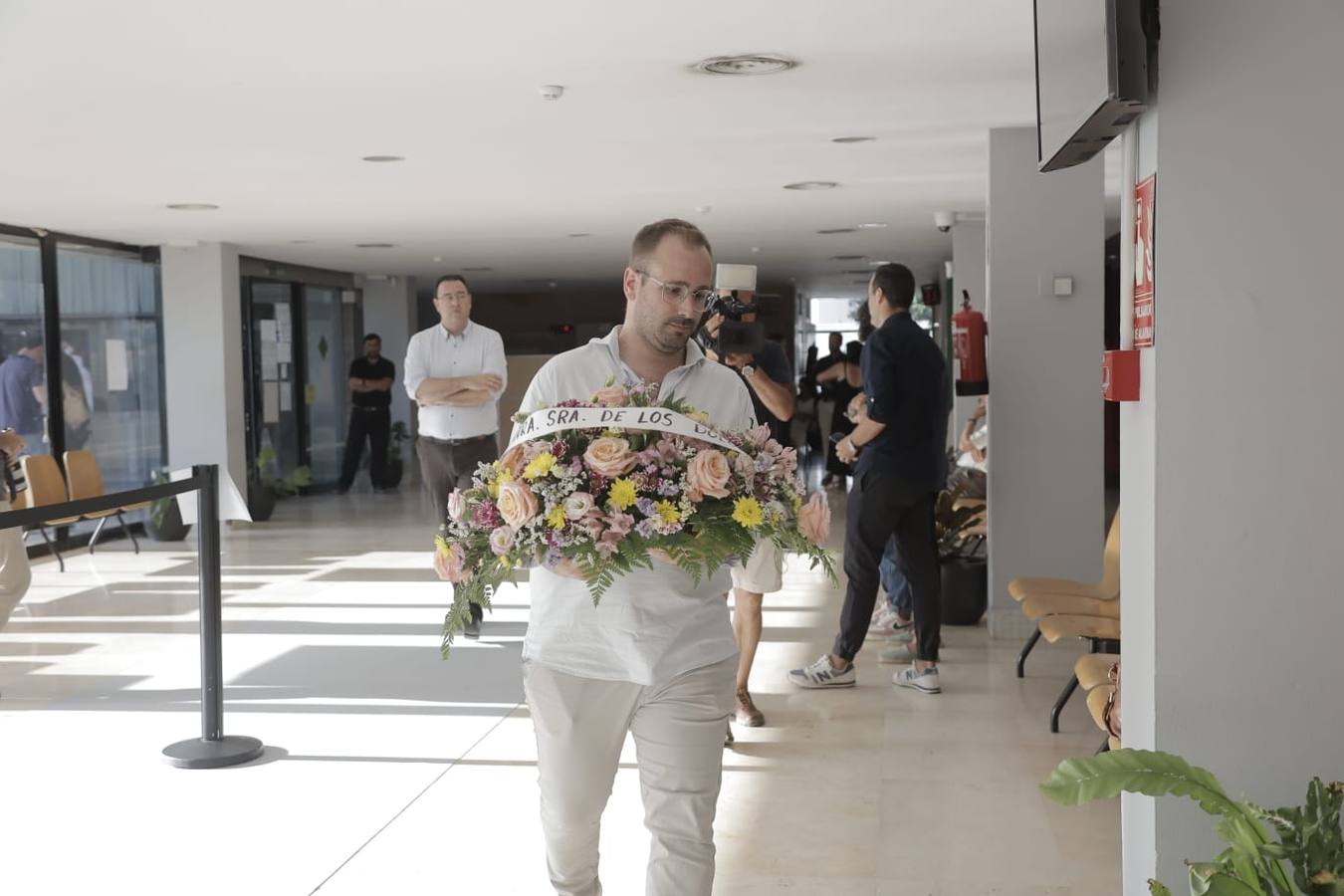 Capilla ardiente del torero Paco Camino en el Ayuntamiento de Camas