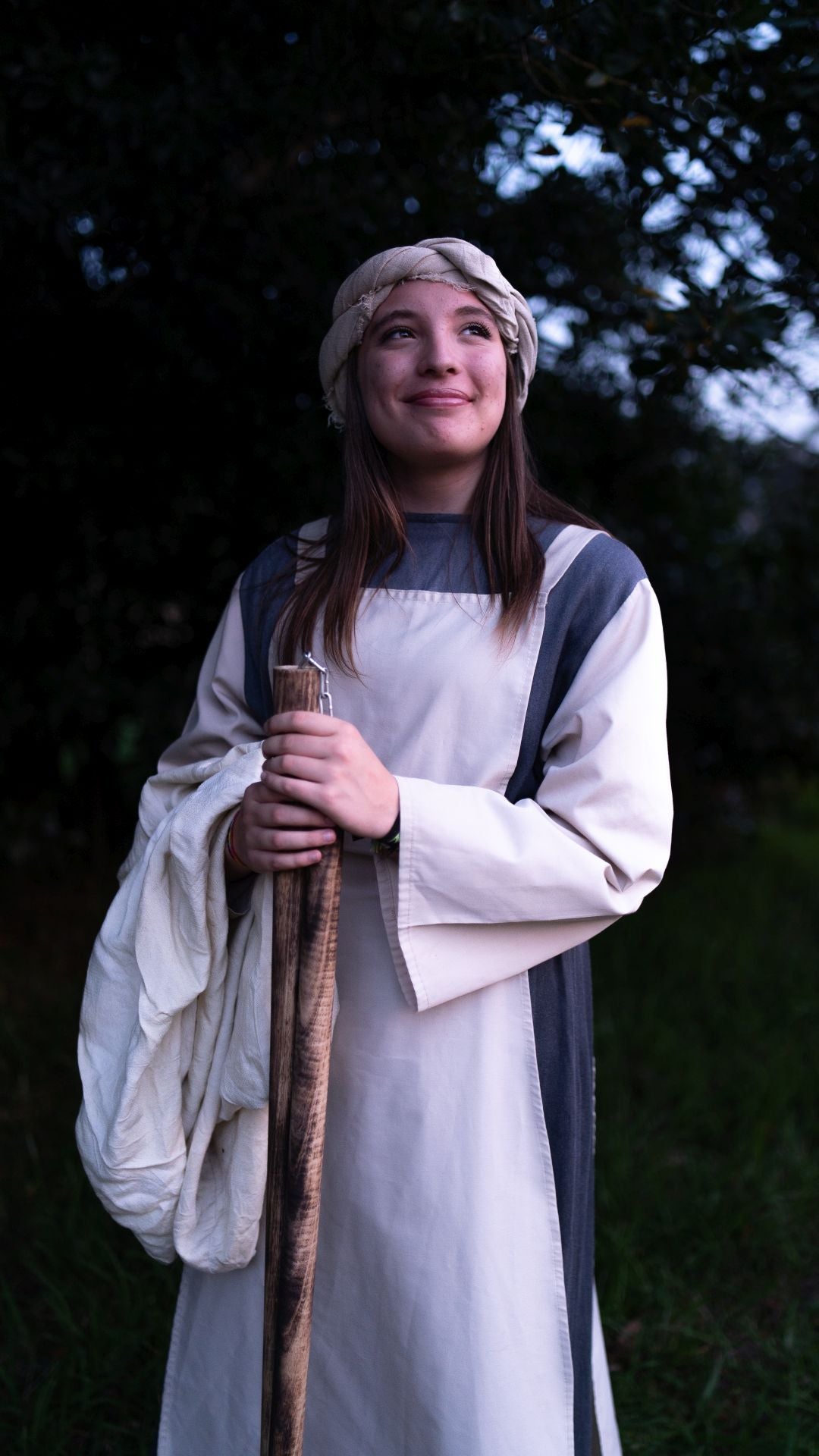 Una de las actrices de la obra teatral