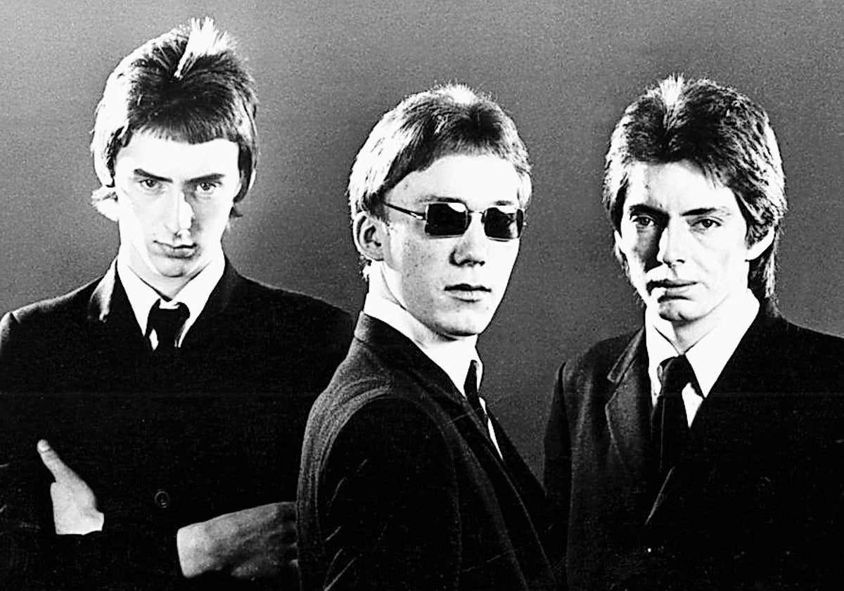 The Jam, con Paul Weller a la izquierda