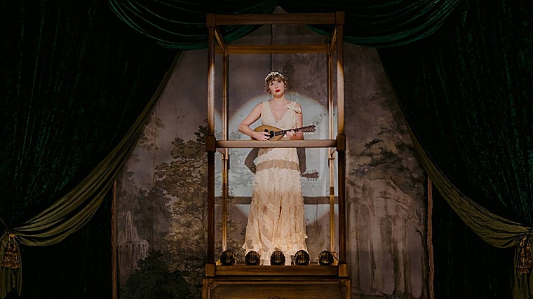 Taylor Swift, en uno de sus espectáculos