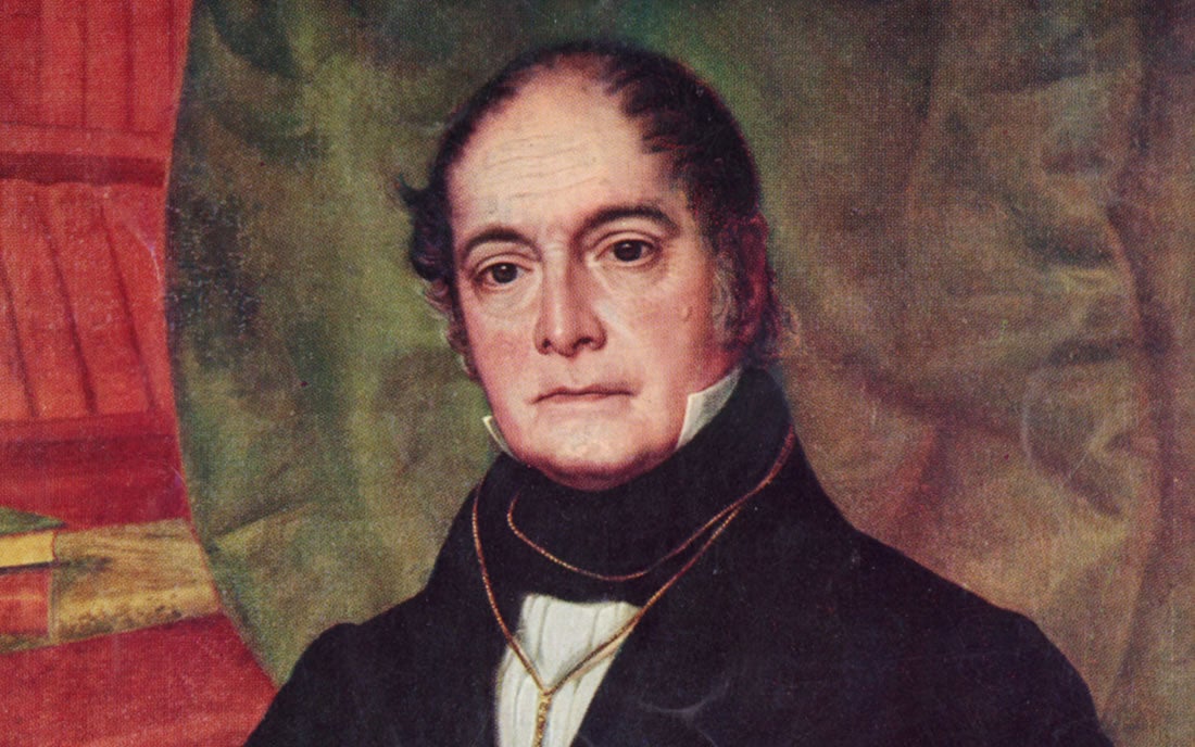 El filólogo, escritor y político Andrés Bello (Caracas, 1781-Santiago, de Chile, 1865)