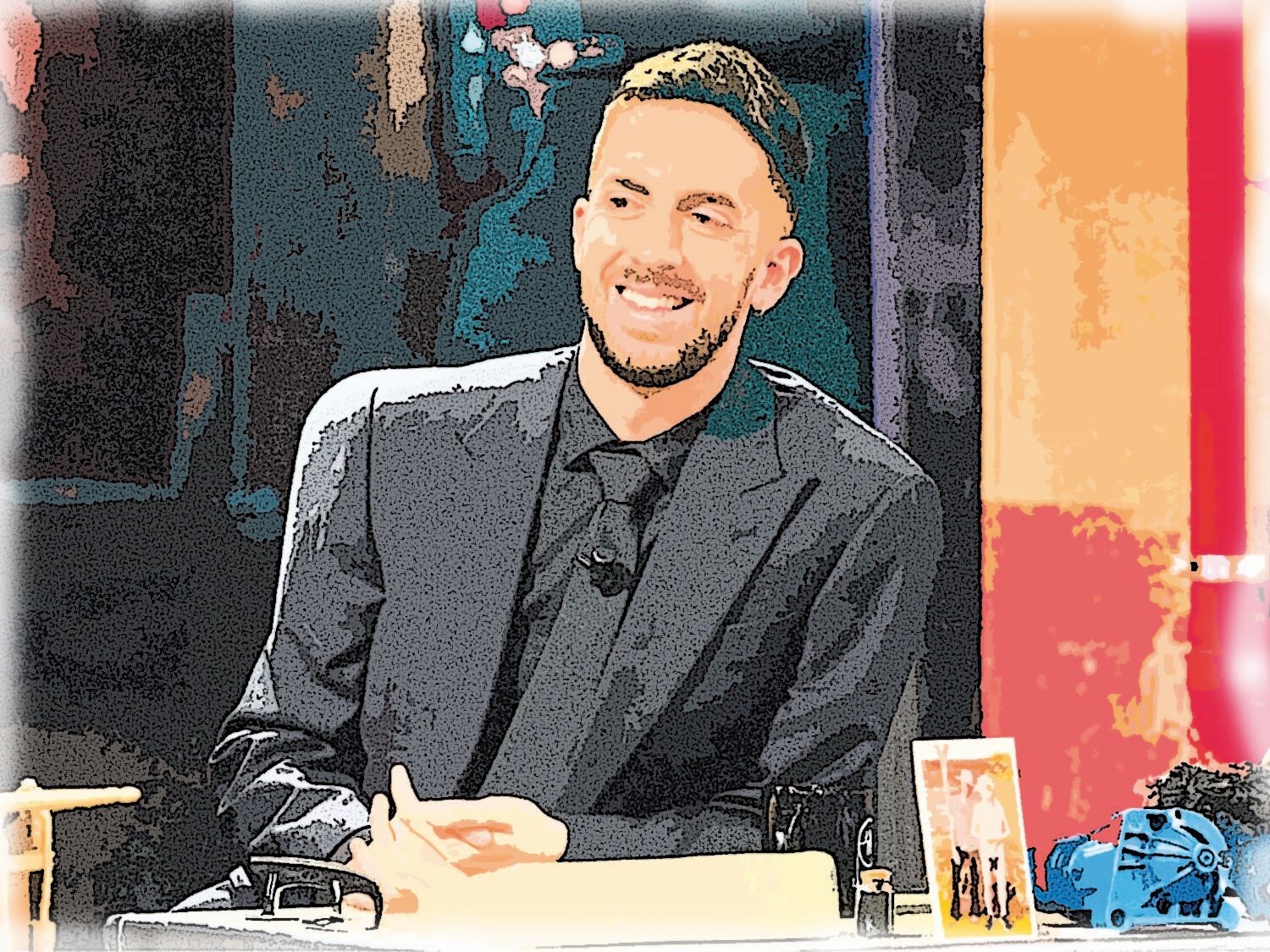 David Broncano en el plató de 'La resistencia'