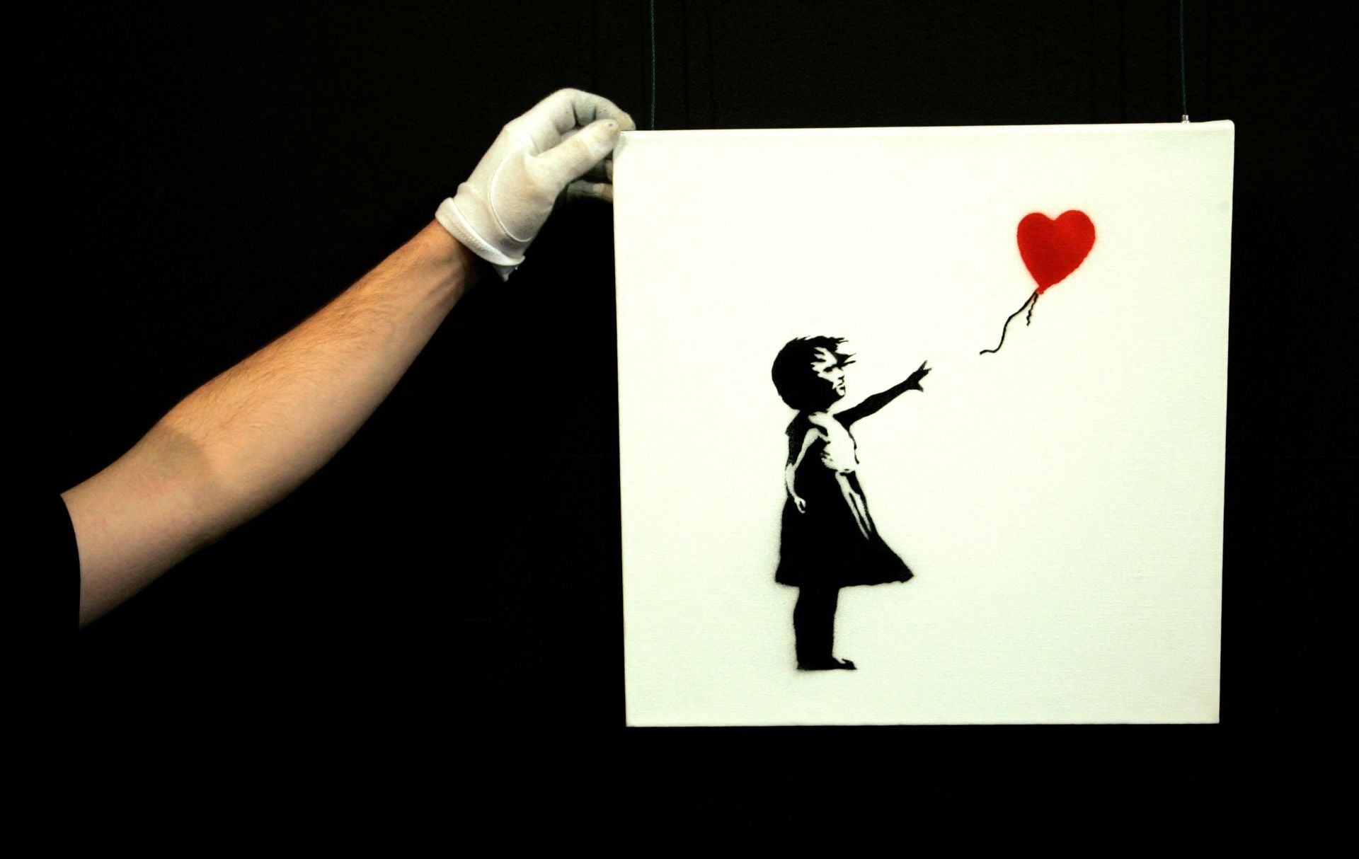 'La chica con el globo', de Banksy