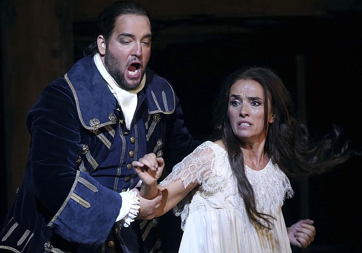 Brian Jagde y Ermonela Jaho, en 'Adriana Lecouvreur'