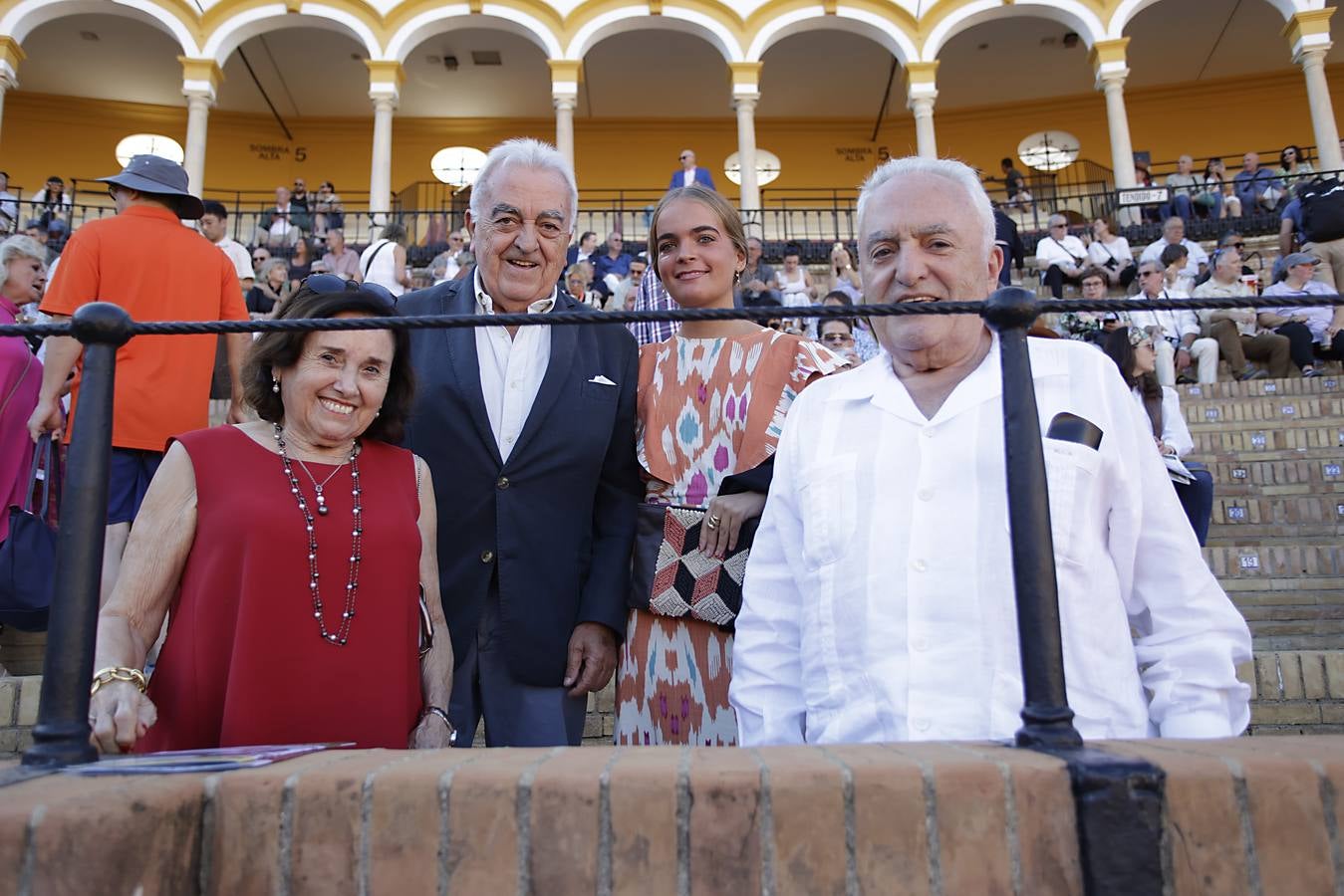 Setefilla Caro, Bernardo Contrera, Carmen Mesa y Manuel Contrera