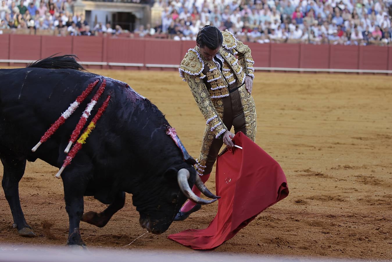 Juan Ortega, en la tercera corrida de la Feria de San Miguel de Sevilla 2024