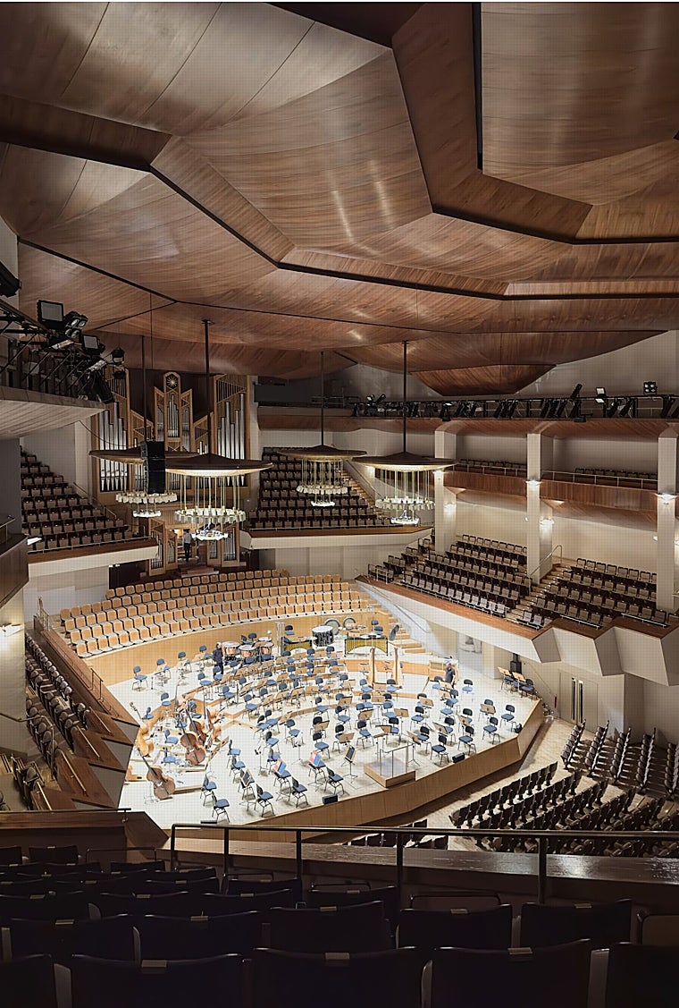 García de Paredes. Auditorio Nacional de Música. Madrid 1982-1988