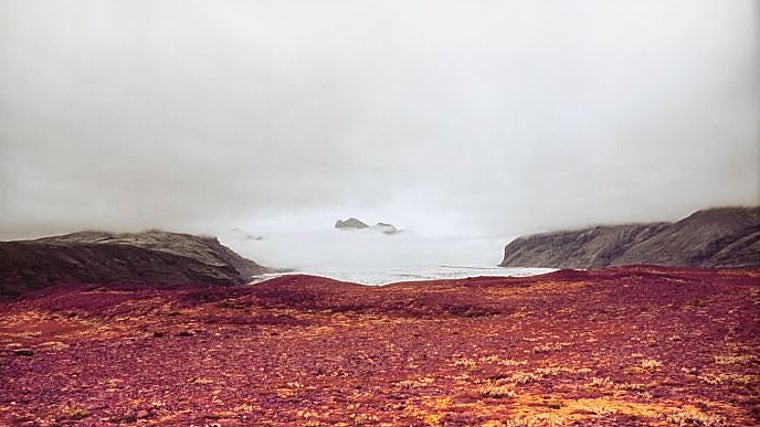 Una de las obras de Vieta en el CGAC