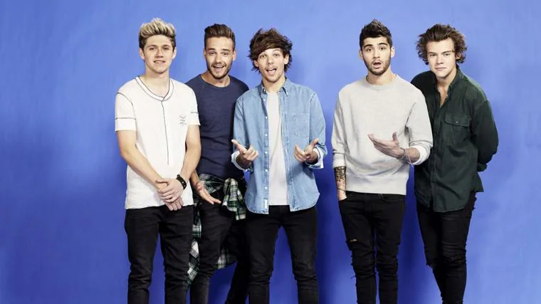 Los miembros de One Direction, en 2014