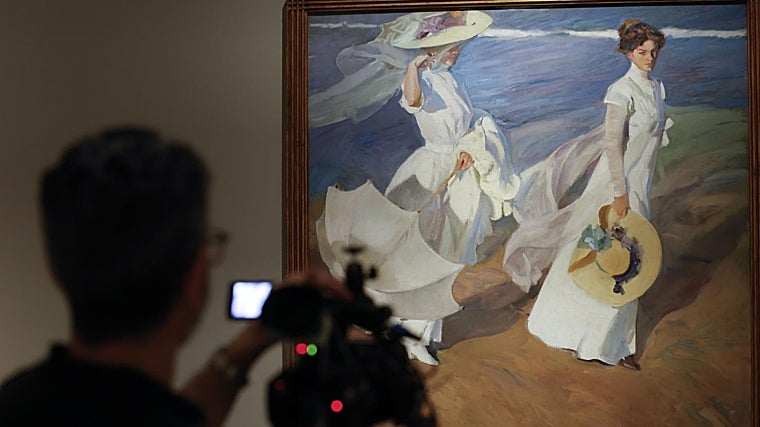 'Paseo a la orilla del mar' (1909). Museo Sorolla, Madrid