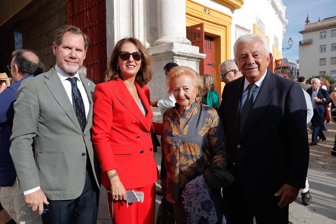 José Daniel González-Aller, Rosa Joly Palomino,  Carmen Maldonado y Francisco Herrero 