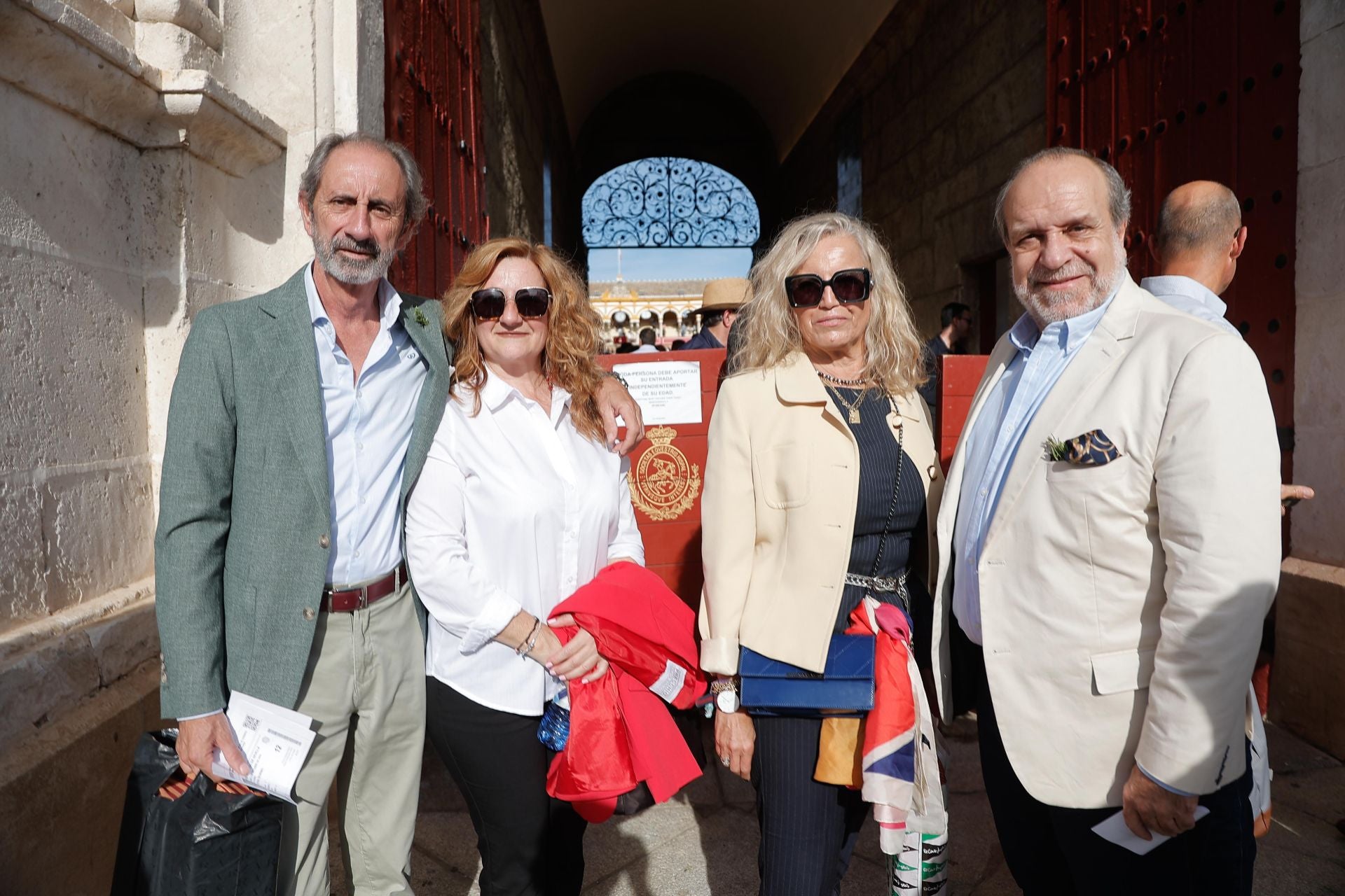 Antonio Ruiz, Manuel Catalán, Chari Mesa y Pilar Montero