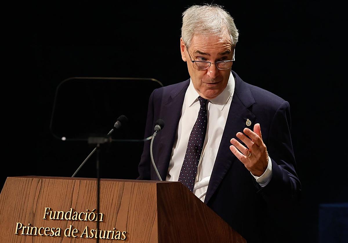 Michael Ignatieff, durante su discurso