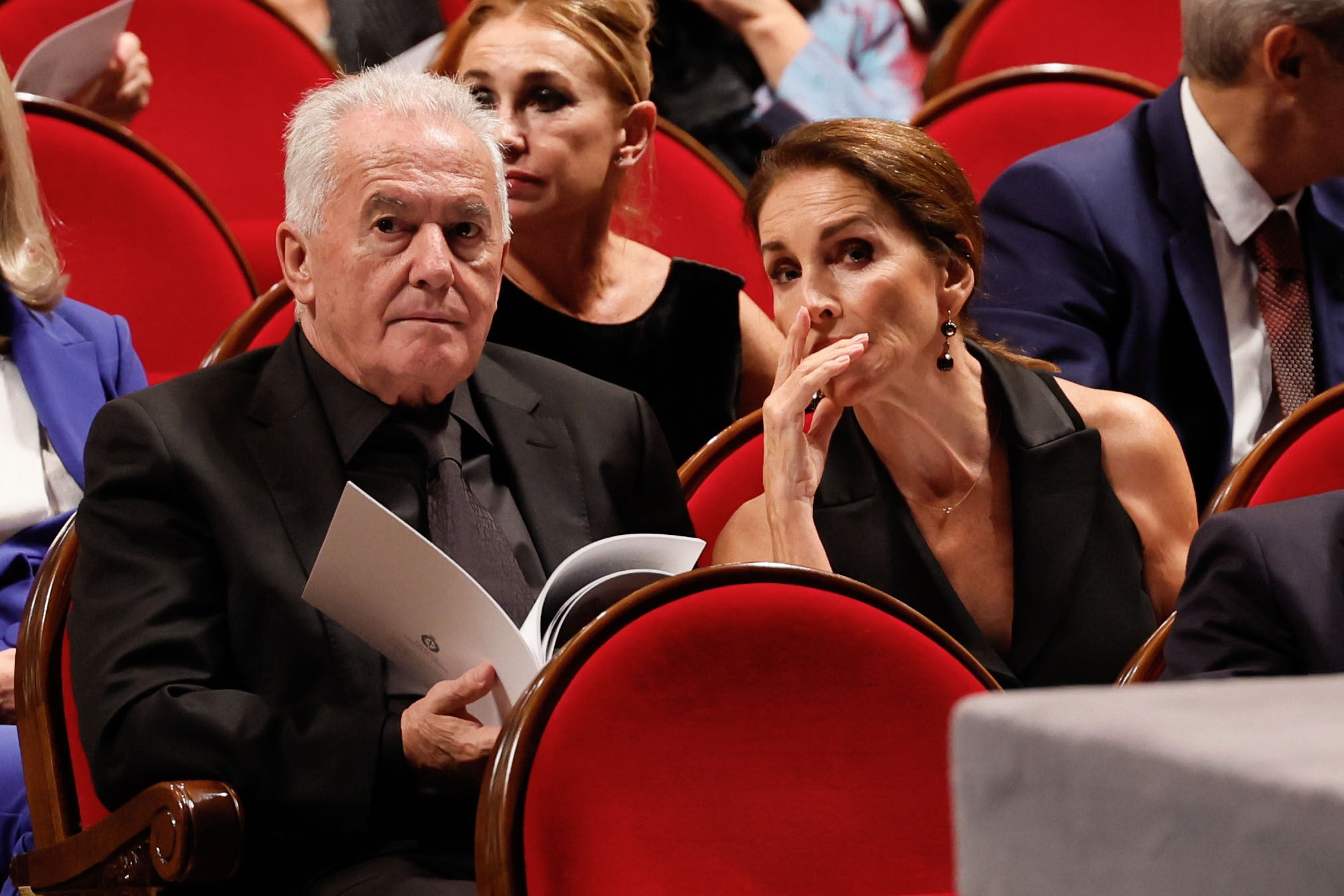 Víctor Manuel y Ana Belén, entre el público