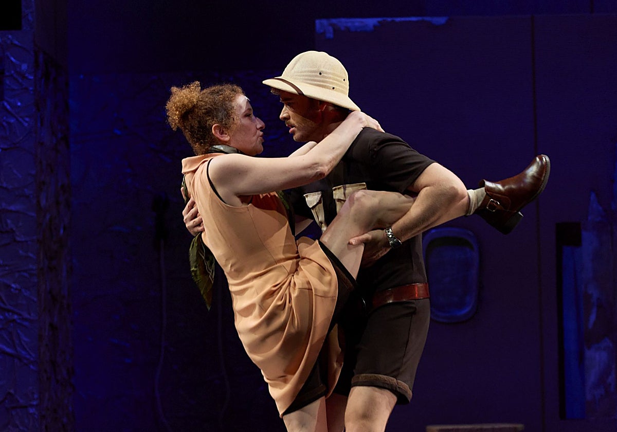 Clara Sanchis y Pablo Rivero, en la función