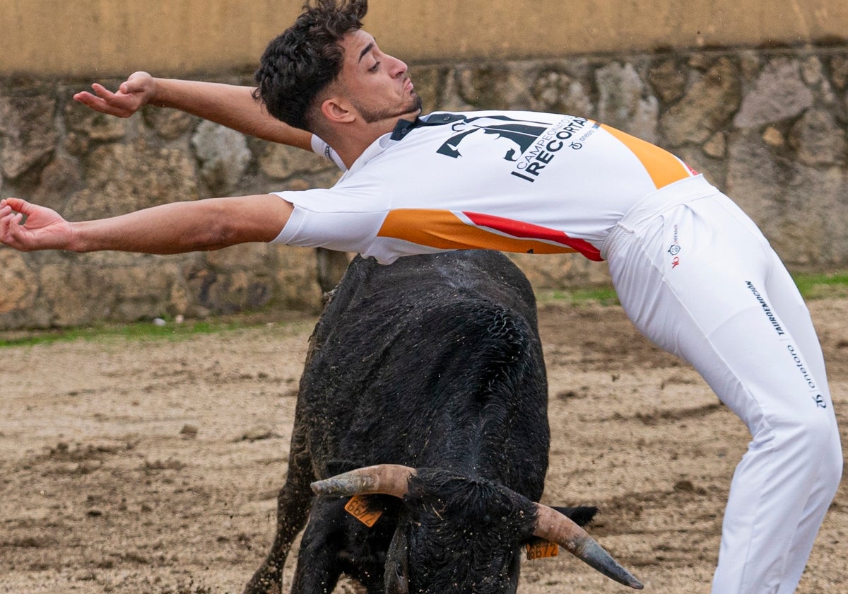 Entrenamiento de uno de los recortadores