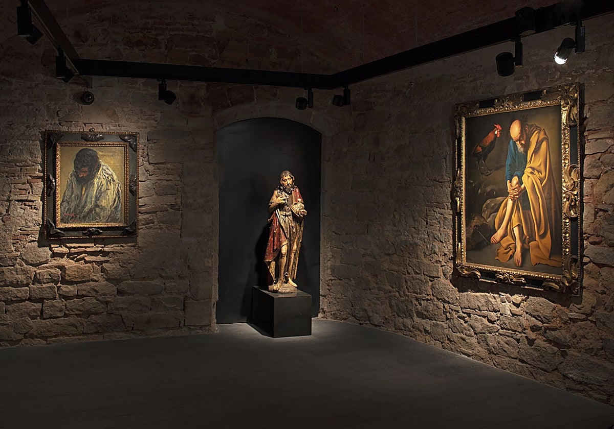 Uno de los espacios del rehabilitado hospital de Sant Saver