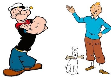 Tintín y Popeye pasarán a ser de dominio público en Estados Unidos en 2025