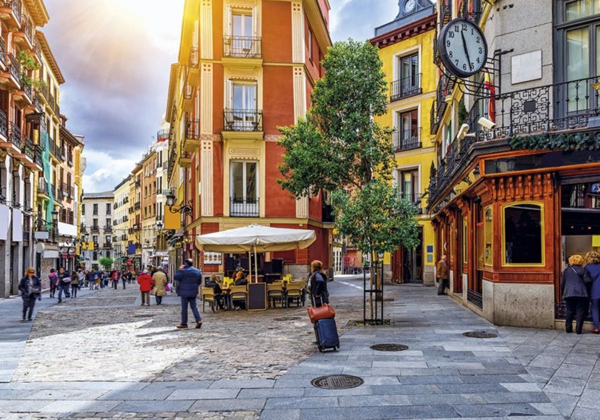 El Barrio de las Letras ocupa un lugar destacado en el libro