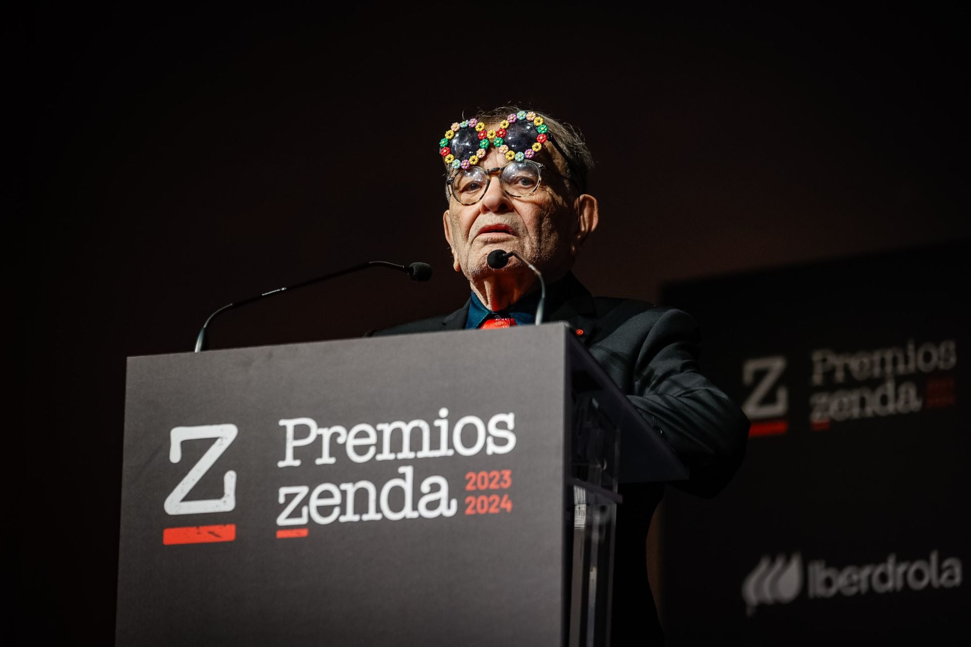 Arrabal, durante su discurso