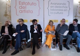 Urtasun se refugia en los ministros de Sumar para desarrollar el Estatuto del Artista