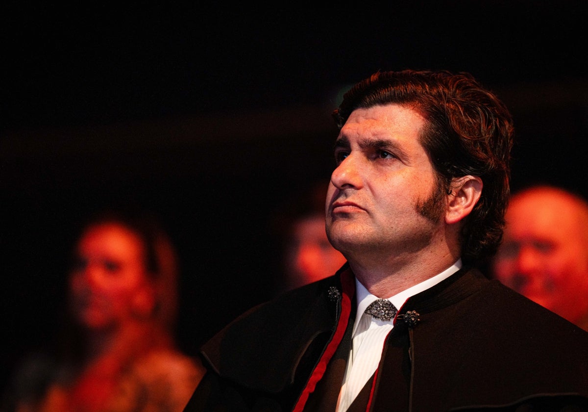 Morante en la gala de Las Ventas
