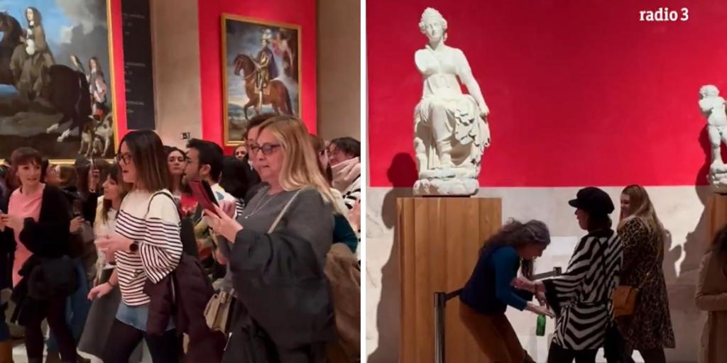 El Prado monta la fiesta en la sala de las Musas y dice: «No hay peligro»